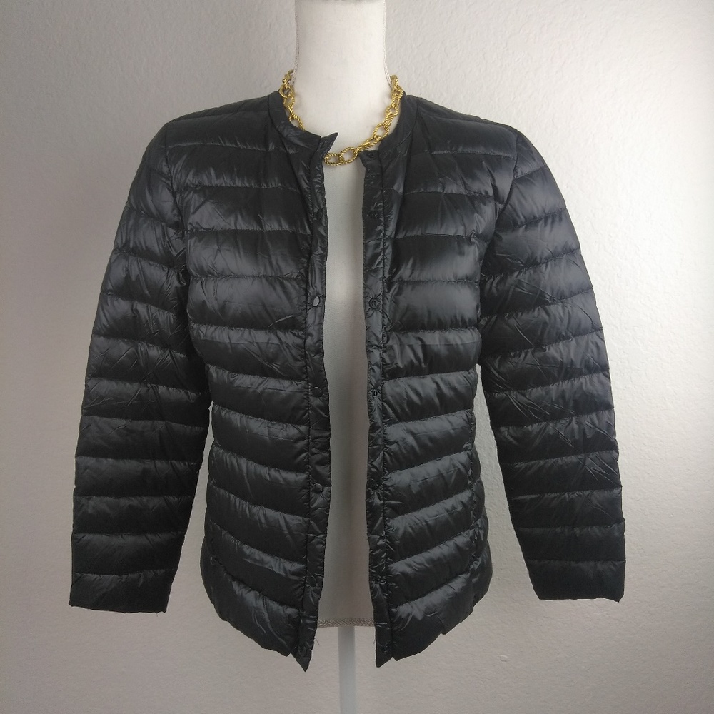 "NWT" H&M black bubble jacket